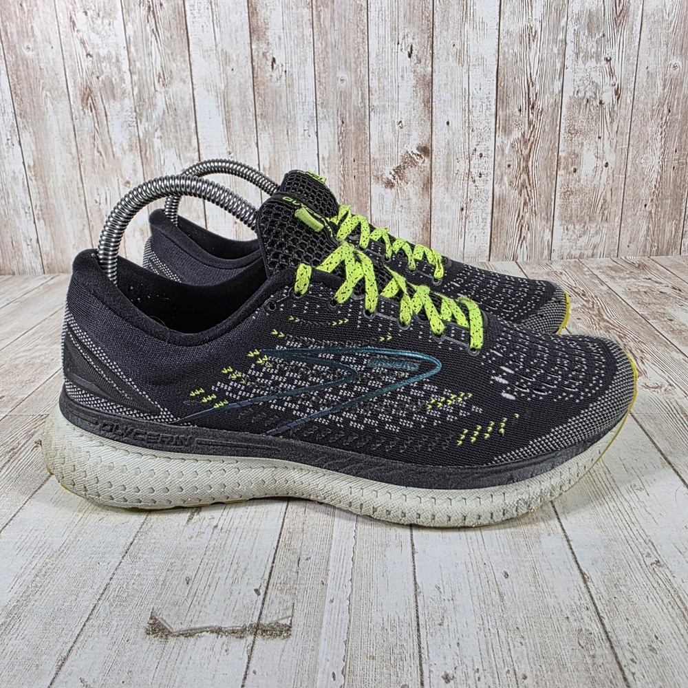 Brooks Glycerin 19‎ Women's Running Shoes Black Neon Size 8 Medium B